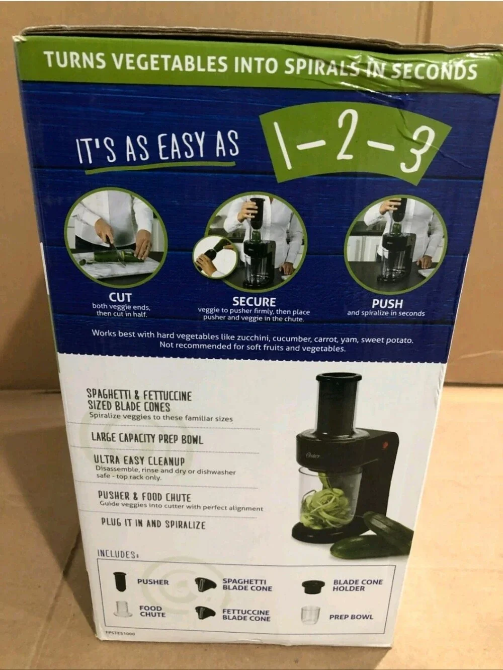 Oster Electric SPIRALIZER Easy-to-Use NIB
